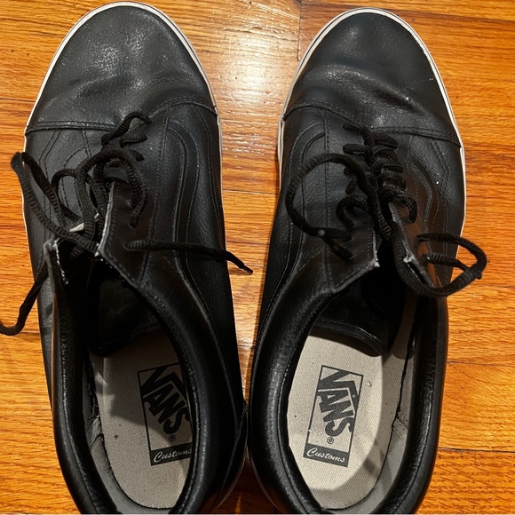 MENS LEATHER HIGH TOP OLD SCHOOL - Picture 9 of 10